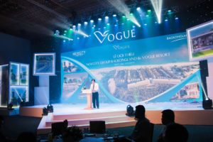 Phát biêu trong lễ ra măt Vogue Nha Trang